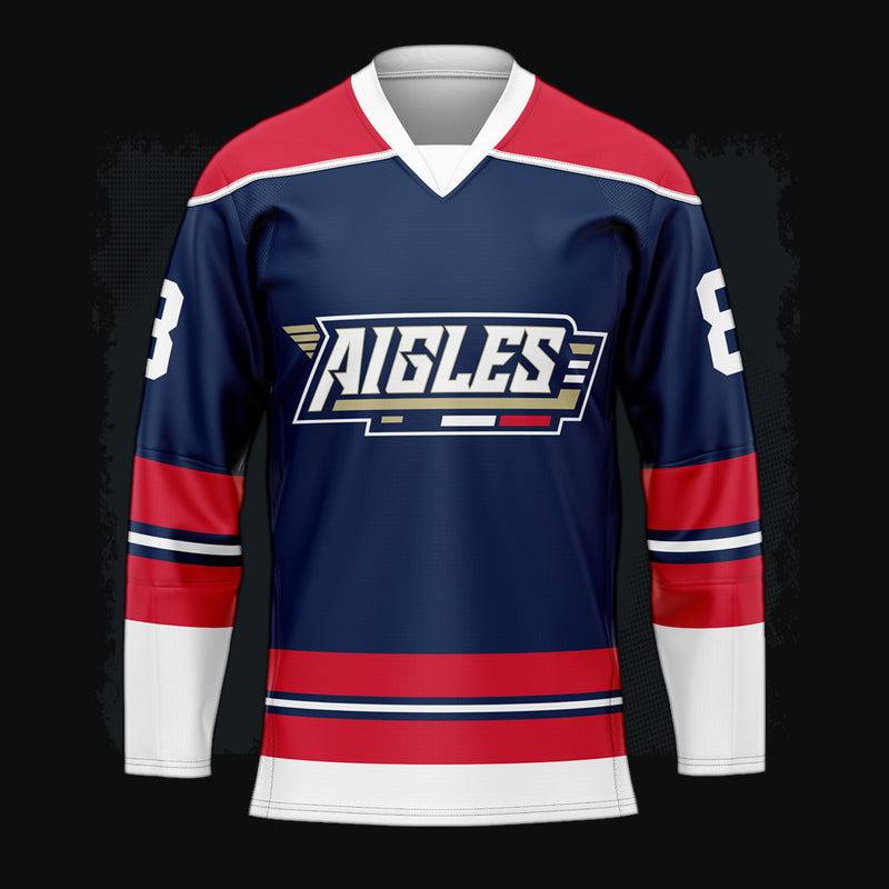 Les Aigles d'Acadie Hockey Jerseys