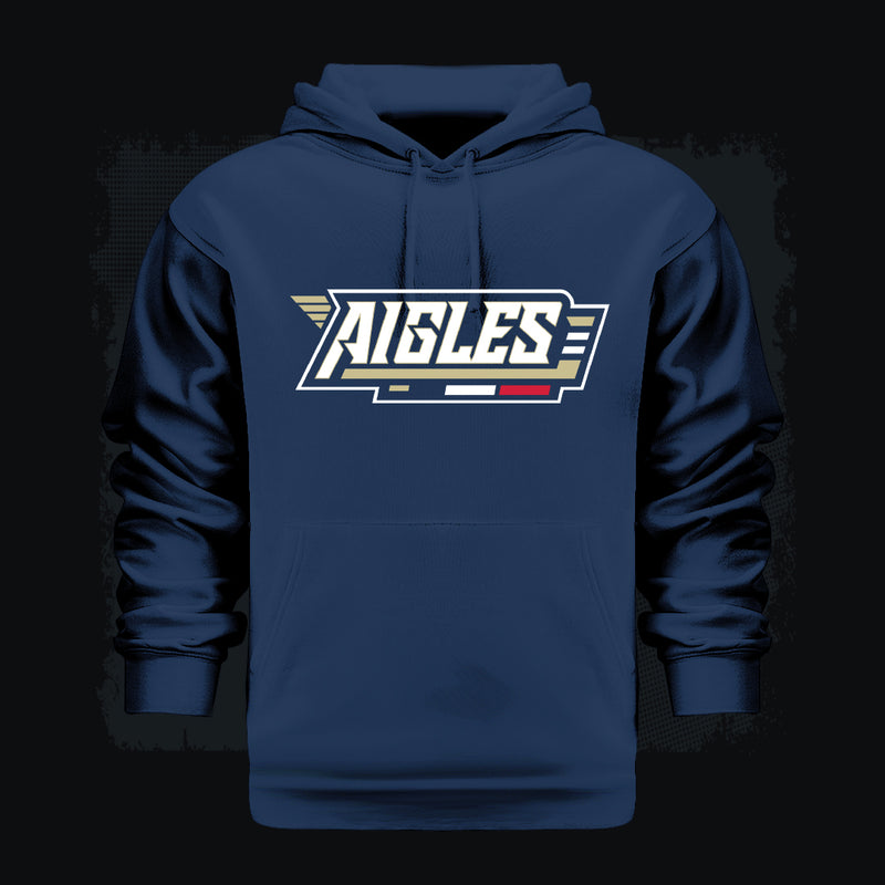 Les Aigles d'Acadie Hoodie (Navy) #3320 #F220