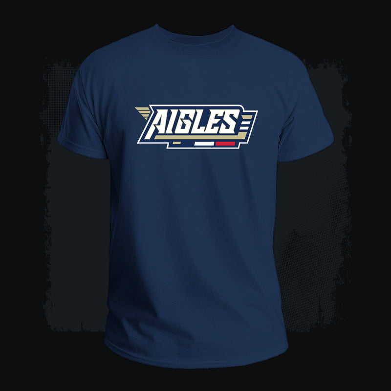 Les Aigles d'Acadie TShirt (Navy) #S350