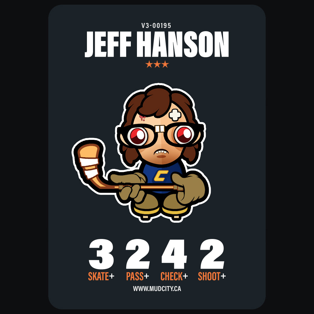 00195 JEFF HANSON (SLAPSHOT) — MudCityHockey