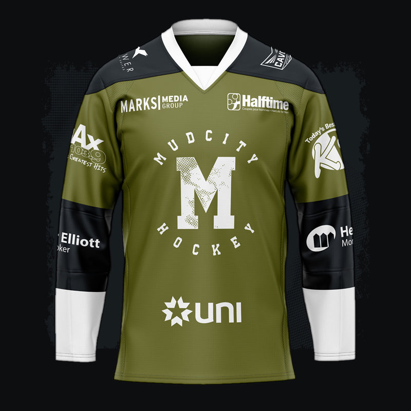 Ice Hockey Jersey (MudCity Green)