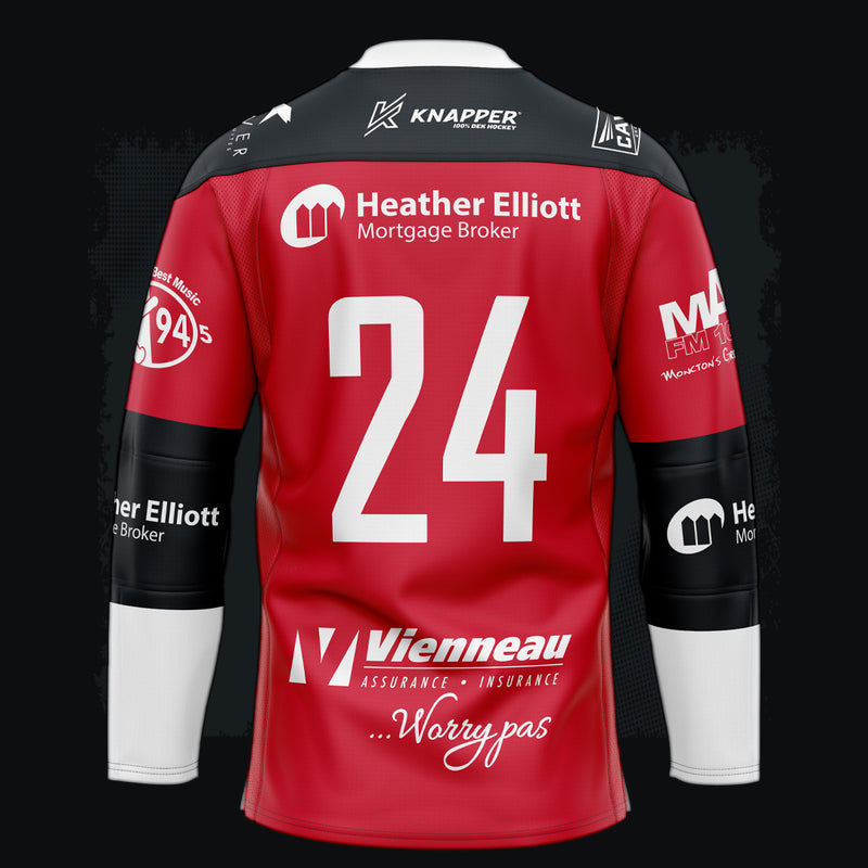 Ice Hockey Jersey (MudCity Red)