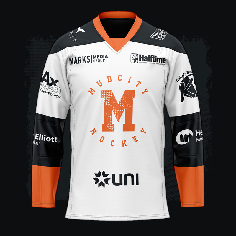 Ice Hockey Jersey (MudCity White)