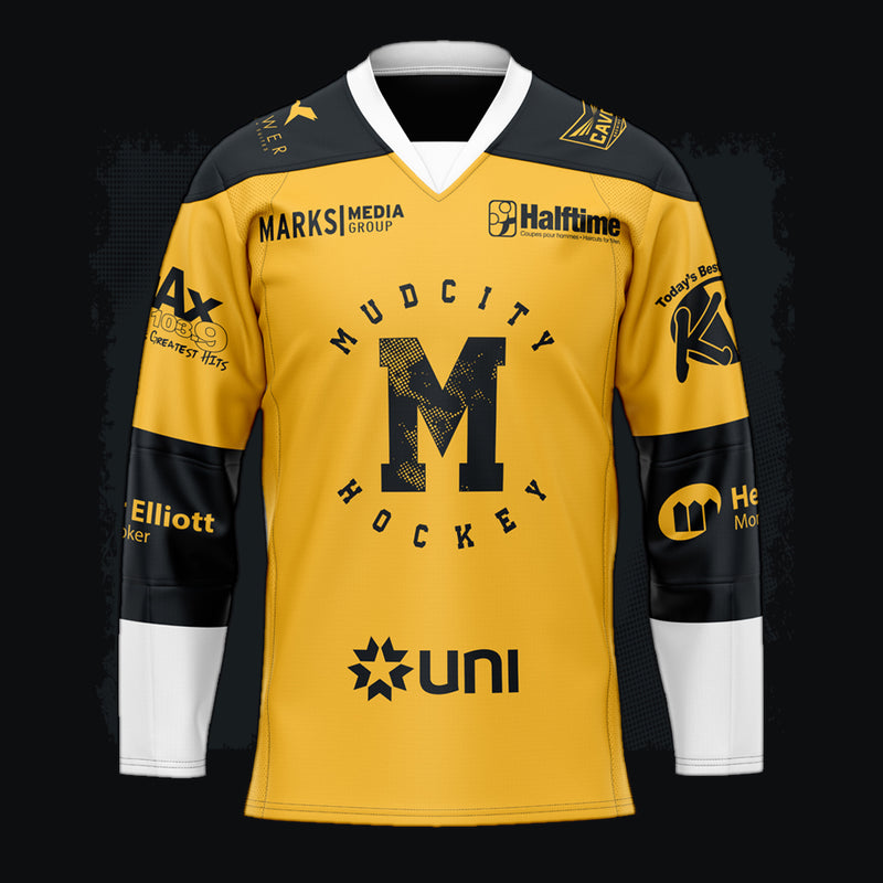 Ice Hockey Jersey (MudCity Yellow)