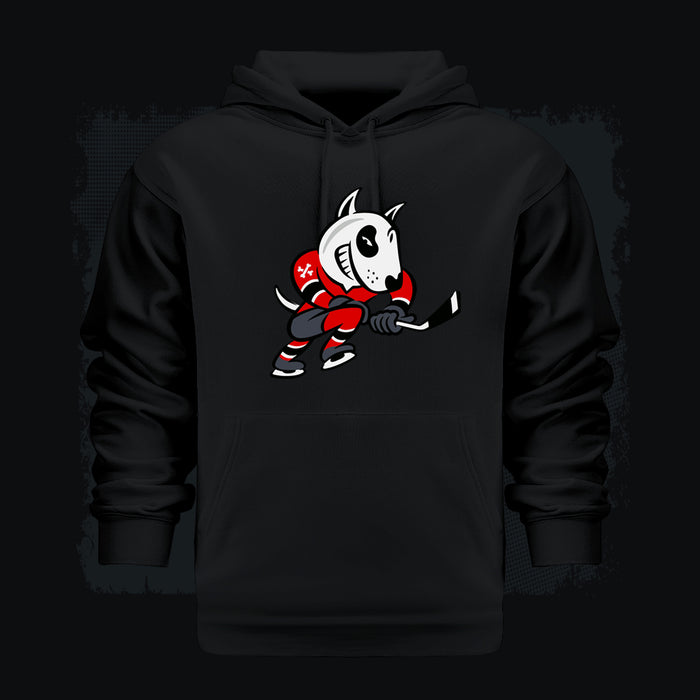 Sweatshirt "Moncton IceDogs" (Hooded Black) #3320 #F220